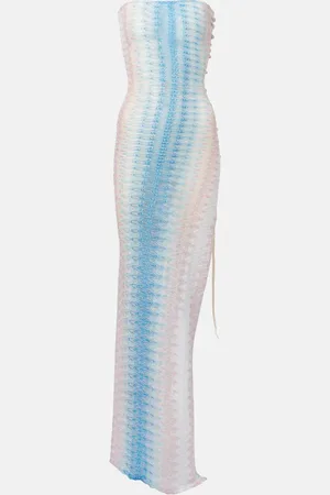 Missoni Maxikleid aus Häkelstrick