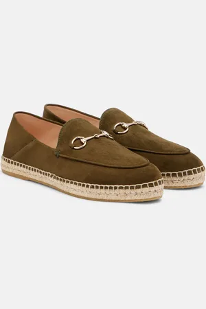 Gucci Espadrilles Horsebit aus Veloursleder