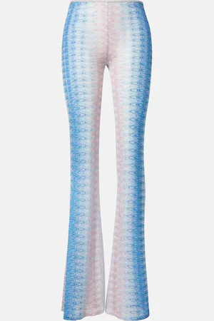 Missoni High-Rise-Schlaghose aus Häkelstrick
