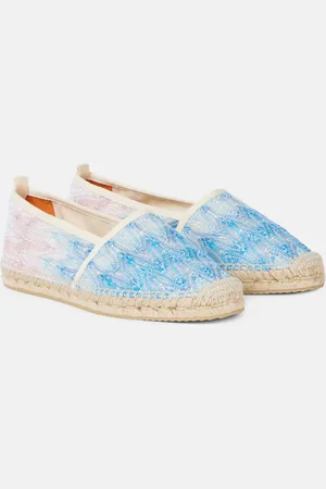 Missoni Espadrilles Elle Wave aus Häkelstrick