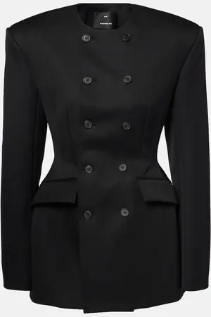 WARDROBE.NYC Minikleid aus Twill