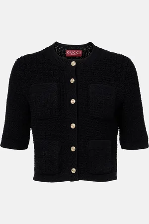 Gucci Cropped-Cardigan aus einem Baumwollgemisch