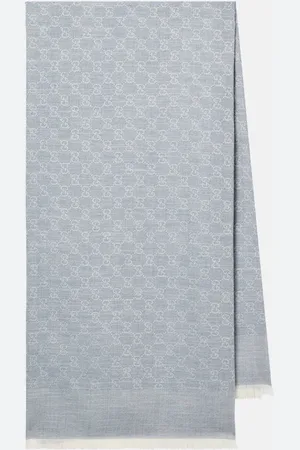 Gucci Schal GG aus Baumwolle, Wolle und Seide