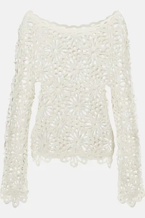Norma Kamali Top Raglan aus Spitze