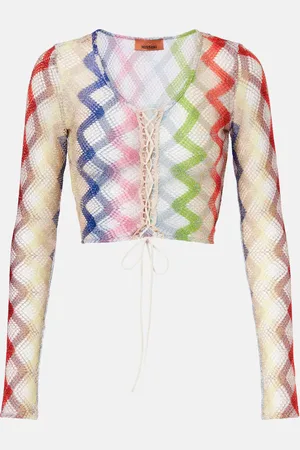 Missoni Cropped-Top aus Häkelstrick