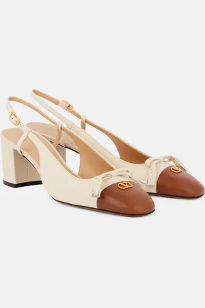 VALENTINO GARAVANI Slingback-Pumps Valet du Roi aus Leder