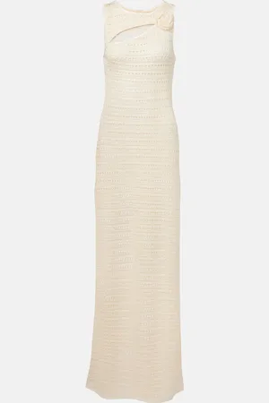 SAME Maxikleid aus Häkelstrick