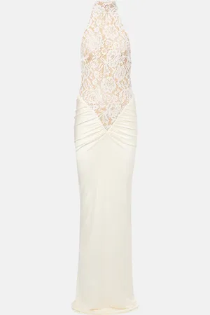 Ilkyaz Ozel Robe Cass mit Spitze