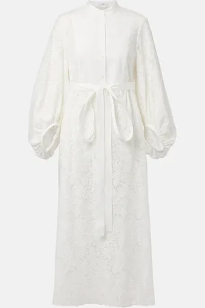 Erdem Midikleid aus Baumwollspitze