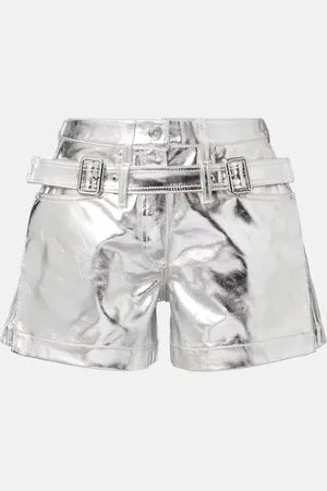 Paco rabanne High-Rise Shorts aus Baumwolle