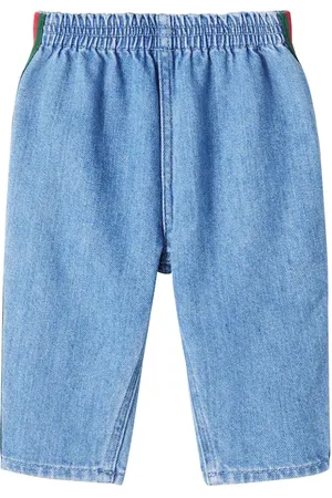 Gucci Baby Jeans Web Stripe