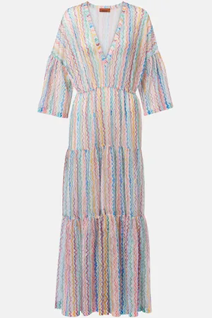 Missoni Maxikleid aus Häkelstrick