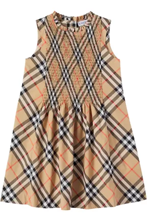 Burberry Kleid Burberry Check aus Baumwolle