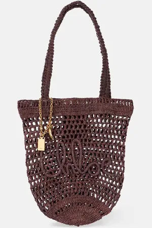 Chloé Chloé Tote Summer Banana Small aus Raffiabast