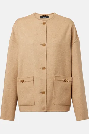 VERSACE Jacke aus einem Wollgemisch