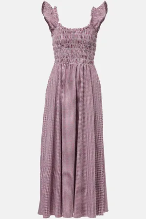 FAITHFULL THE BRAND Maxikleid Eudora aus einem Baumwollgemisch