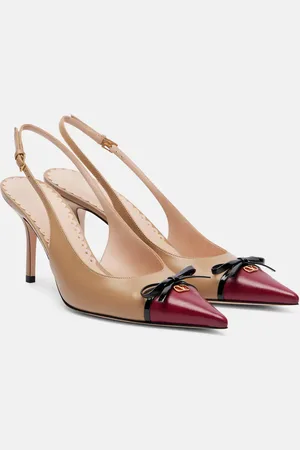 VALENTINO GARAVANI Slingback-Pumps Bepointy 80 aus Leder