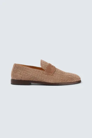 Brunello Cucinelli Loafers aus Veloursleder