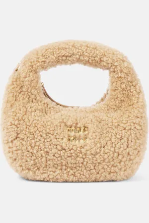 Miu Miu Tote Wander Mini aus Shearling