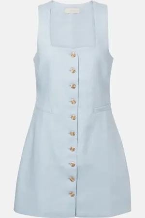 FAITHFULL THE BRAND Minikleid Jaques aus Leinen