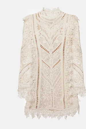 ZIMMERMANN Minikleid Illuminate Cornelli aus Häkelstrick