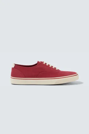 Brunello Cucinelli Sneakers aus Canvas mit Leder