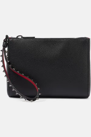 Christian Louboutin Verzierte Clutch Cabata Mini aus Leder