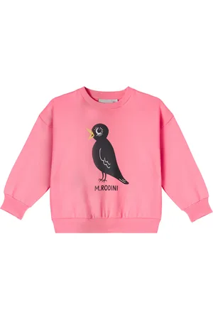 Mini Rodini Sweatshirt Blackbird aus Baumwoll-Jersey