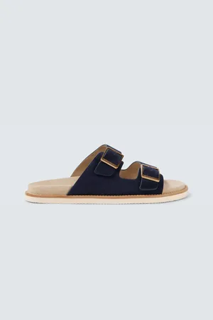 Brunello Cucinelli Sandalen aus Veloursleder