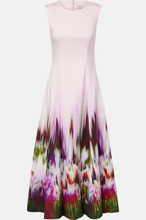 Simkhai Midikleid Magnolia aus einem Baumwollgemisch