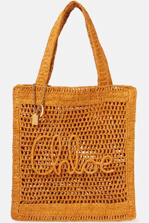 Chloé Chloé Tote Summer Banana aus Raffiabast