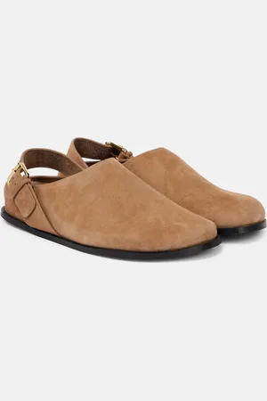 A.Emery Slingback-Slippers Louis aus Veloursleder