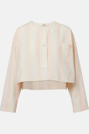 Chloé Chloé Cropped-Top aus Baumwolle