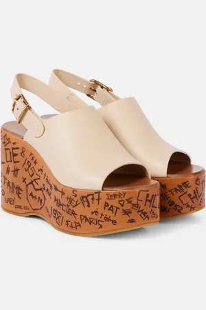 Chloé Chloé Wedges Maxime aus Leder