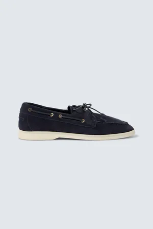 Loro Piana Segelschuhe Sea-Sail Walk aus Veloursleder