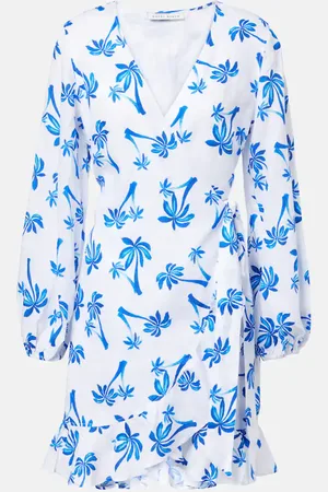 Heidi Klein Wickelkleid Palm Beach aus Leinen