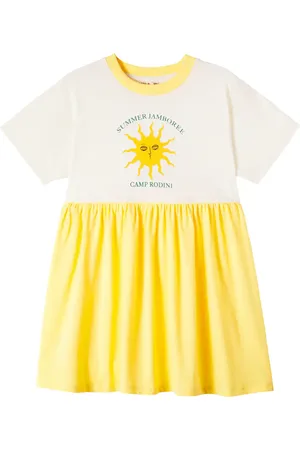 Mini Rodini Bedrucktes Kleid aus Baumwolle