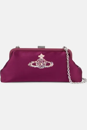 Vivienne Westwood Bestickte Clutch Dorothy aus Satin