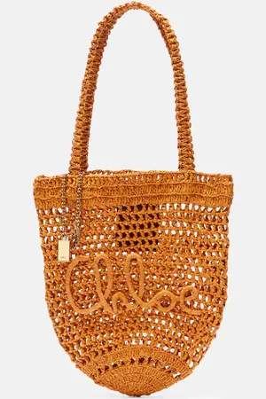 Chloé Chloé Tote Summer Banana aus Raffiabast