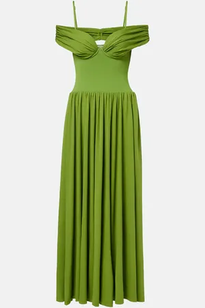 Simkhai Midikleid Amarantha aus Jersey