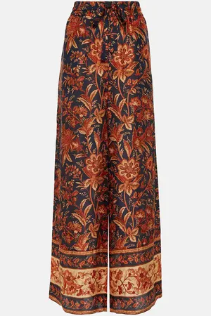 ZIMMERMANN Weite Hose Junie aus Seide