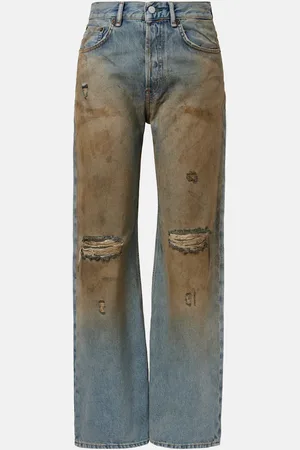 Acne Studios Mid-Rise Wide-Leg Jeans 2021F