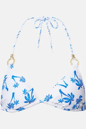Heidi Klein Bedrucktes Bikini-Oberteil Palm Beach