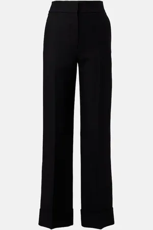 VALENTINO Weite Hose aus Wolle und Seide