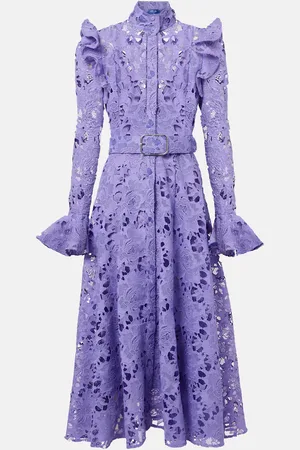 LEO LIN Midikleid Aliyah aus Spitze