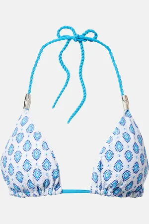 Heidi Klein Bedrucktes Bikini-Oberteil La Croissette