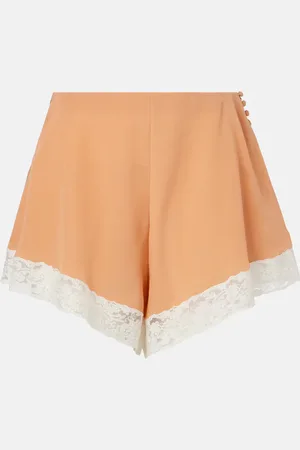 Chloé Chloé Shorts aus Seide mit Spitze