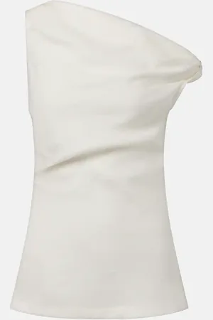 FAITHFULL THE BRAND Asymmetrisches Top Suis aus Leinen