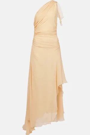 Victoria Beckham One-Shoulder-Maxikleid aus Seide