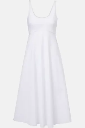 Dorothee Schumacher Midikleid Poplin Power aus einem Baumwollgemisch